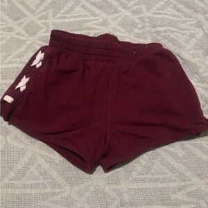 Flirtitude Active Women’s XS Shortie Shorts Maroon